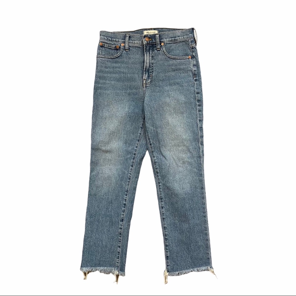 Madewell Blue Straight Leg Jeans
